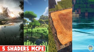 Top 5 Best Shaders For Minecraft Pe  No Lag Shaders Mcpe  RTX Minecraft Download  Ug Adventure [upl. by Tacklind]