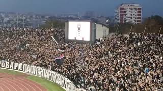 Partizan fans CRAZY CELEBRATION after the third goal vs Cukaricki  26102024 [upl. by Batruk]