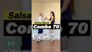 Salsa Basics “Combo 70” from Salsa Dance Challenge 011 salsa howto dance baile shorts [upl. by Eelyahs]