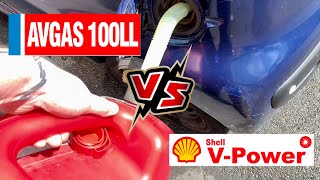 I Put Airplane Fuel in my Car 100 Octane Avgas vs Shell VPower in Citroen C1 CityBugAygo107 [upl. by Ardnod]