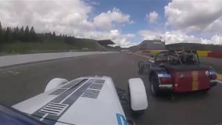 Caterham  2 crashes amp the drive of his life all in one race [upl. by Hesler]