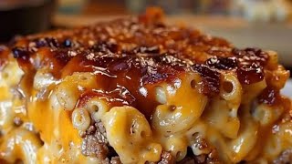 Hearty Meatloaf n Mac Casserole‼️food cookingchannel recipe [upl. by Hctub]