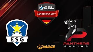 CSGO  ESLM Finals Halbfinale 1  ESG vs PANTHERS  Nuke [upl. by Bayless]