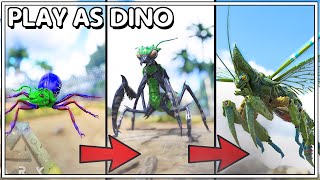 EVOLVING INTO THE GIANT KILLER BUG  PLAY AS DINO  ARK SURVIVAL EVOLVED [upl. by Cozza]