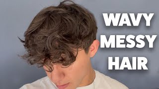 EASY Messy Hair Tutorial For The PERFECT Wavy Hair [upl. by Ninos]