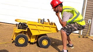 YouTube GOLD  I SIT IN IT UNBOXiNG a 797F MINE TRUCK amp RC4WD DOZER s1 e7  RC ADVENTURES [upl. by Enowtna]