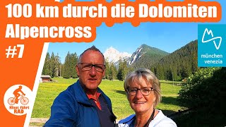 MünchenVenedig Radweg  Alpenüberquerung  100 km durch die Dolomiten 7 [upl. by Osnohpla]