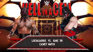 WWE 2K24 Casket  Luchasaurus vs Kane [upl. by Holey]