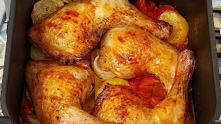 🍗 POLLO ASADO CON PATATAS PANADERA AHORRANDO LUZ Y TIEMPO🔌🕝 airfryer  BEATRIZ COCINA [upl. by Monagan85]