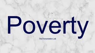 Poverty Pronunciation How to Pronounce Poverty — Is Your Pronunciation SpotOn [upl. by Vonny992]