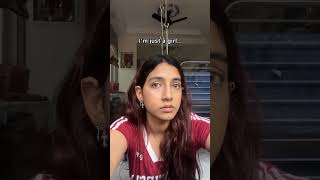 Bad hair day mein overthink karleti hu  comedy relatabe hair memes funny thoughts shorts [upl. by Llenral433]