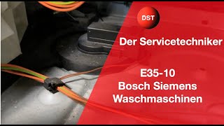 Fehler E3510 Bosch amp Siemens Waschmaschine [upl. by Stormie378]