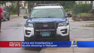 Police Investigating Double Shooting In Mattapan [upl. by Nanor]