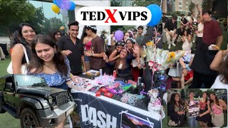 Ted ❌ Vips fest with arpitbaala live ❤️‍🔥 The Dash events stall in VIPS and much more fun [upl. by Eilraep]