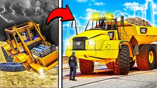 ABANDONED in GTA 5 for YEARS Restoring an Old Dump Truck Its HUGE [upl. by Viviyan]