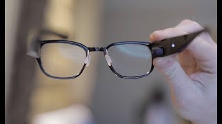 Focals smart glasses  CES 2019 [upl. by Emmalee]