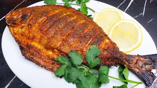 Tastiest and Juiciest Oven Grilled Pomfret Fish Recipe  Epic Pomfret Fish Recipe [upl. by Anomahs703]