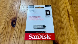 SanDisk Ultra Flair 32GB USB 30 Flash Drive Unboxing [upl. by Emanuele]