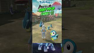 Pokemon Legends Arceus Shiny Piplup Prinplup and Empoleon All Evolution pokemonlegendsarceus [upl. by Barra163]