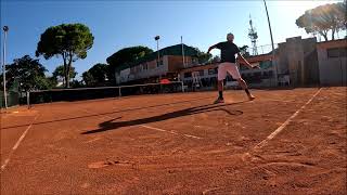 tennis fabiano and nicola ongarato 12 08 24 lignano sabbiadoro terra rossa [upl. by Euqinotna]