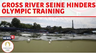 Paris Olympics Swimming Triathlon Training Cancelled For Second Day Over Seine Water Quality  N18G [upl. by Conrade]