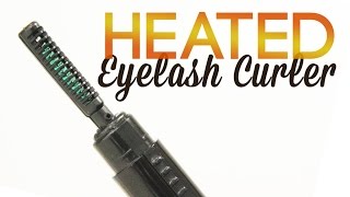 Heated Eyelash Curler Review and Demo [upl. by Lizzy842]