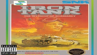 NES IRON TANK INVASION OF NORMANDY Gameplay DaDrunkGamer NES IronTank [upl. by Motteo227]