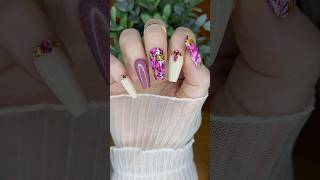 Fall Floral Mani 🌸✨  Madam Glam amp Maniology [upl. by Thgiled]