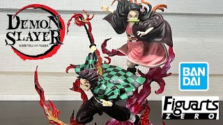 FIGUARTS ZERO TANJIRO KAMADO  TOTAL CONCENTRATION  FIGUARTS ZERO NEZUKO KAMADO  BLOOD DEMON ART [upl. by Ailil]