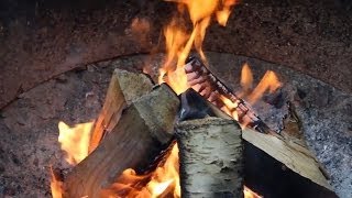 How to start a campfire in camping  Sepaq [upl. by Enitselec]