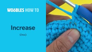 How to increase stitches inc in crochet [upl. by Halie]