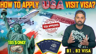 USA 🇺🇸 visit visa B1 and B2  Easy steps to follow [upl. by Lenad]