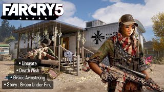 Far Cry 5 Uncrate amp Death Wish Side Mission  Grace Under Fire Story Mission   PART9 [upl. by Atikal]