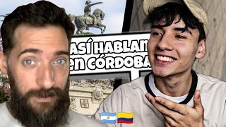 Acento Cordobés 🇦🇷 Colombiano reacciona 🇨🇴 Acentos Argentinos  Erick MTZ [upl. by Tteraj]