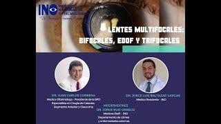 Lentes multifocales bifocales trificales EdOF Dr J Corbera Dr J Baltazar Dr J Ruiz [upl. by Shulman]