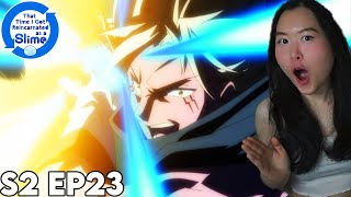 VELDORAS KAMEHAMEHA That Time I Got Reincarnated as a Slime Season 2 Episode 23 Reaction  Review [upl. by Maice]