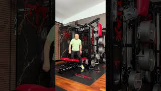 ULTIMATE HOME GYM  Chest training on TYTAX homegym homegymtraining motivational motivation [upl. by Ytinav]