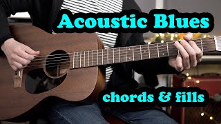 How to mix chords amp fills on an acoustic blues [upl. by Eyks]