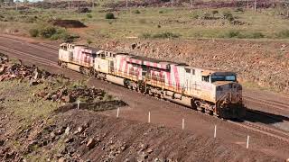 Rio Tinto light locomotives at Dampier 19072024 [upl. by Ardnasirk348]