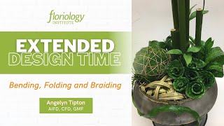 How to Bend Braid and Manipulate Foliage in a Flower Arrangement [upl. by Ennaharas]