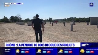 Rhône  la pénurie de bois bloque les chantiers [upl. by Lisk850]