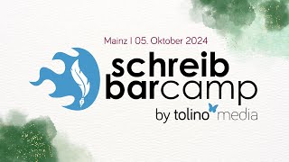 SchreibBarCamp by tolino media 2024 [upl. by Isoj268]