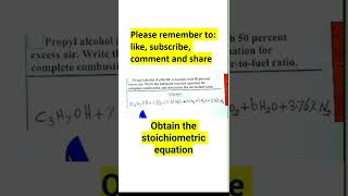 Obtain the stoichiometric equation [upl. by Parsaye355]