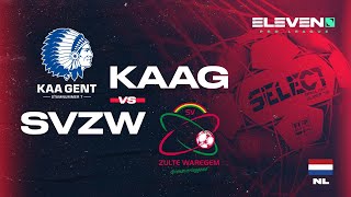 KAA Gent – SV Zulte Waregem hoogtepunten [upl. by Mattheus259]