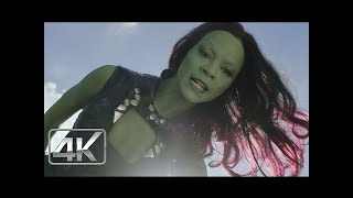 Star Lord Vs Gamora quotPrimer Encuentroquot LATINO 4k UltraHD Guardianes de la Galaxia 2014 [upl. by Marba]