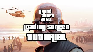 GTA Loading Screen  Easy HowTo Tutorial with Midjourney [upl. by Lua]