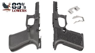 Polymer80 vs GLOCK® Frames Whats Different [upl. by Nudd]