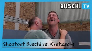 Kretzsche vs Buschi  Das ultimative BasketballShootout  BuschiTV [upl. by Alenas915]