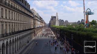 Rue de Rivoli Paris street view [upl. by Rie]