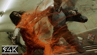 Morbius  Subway Fight Scene 4K [upl. by Lsiel]